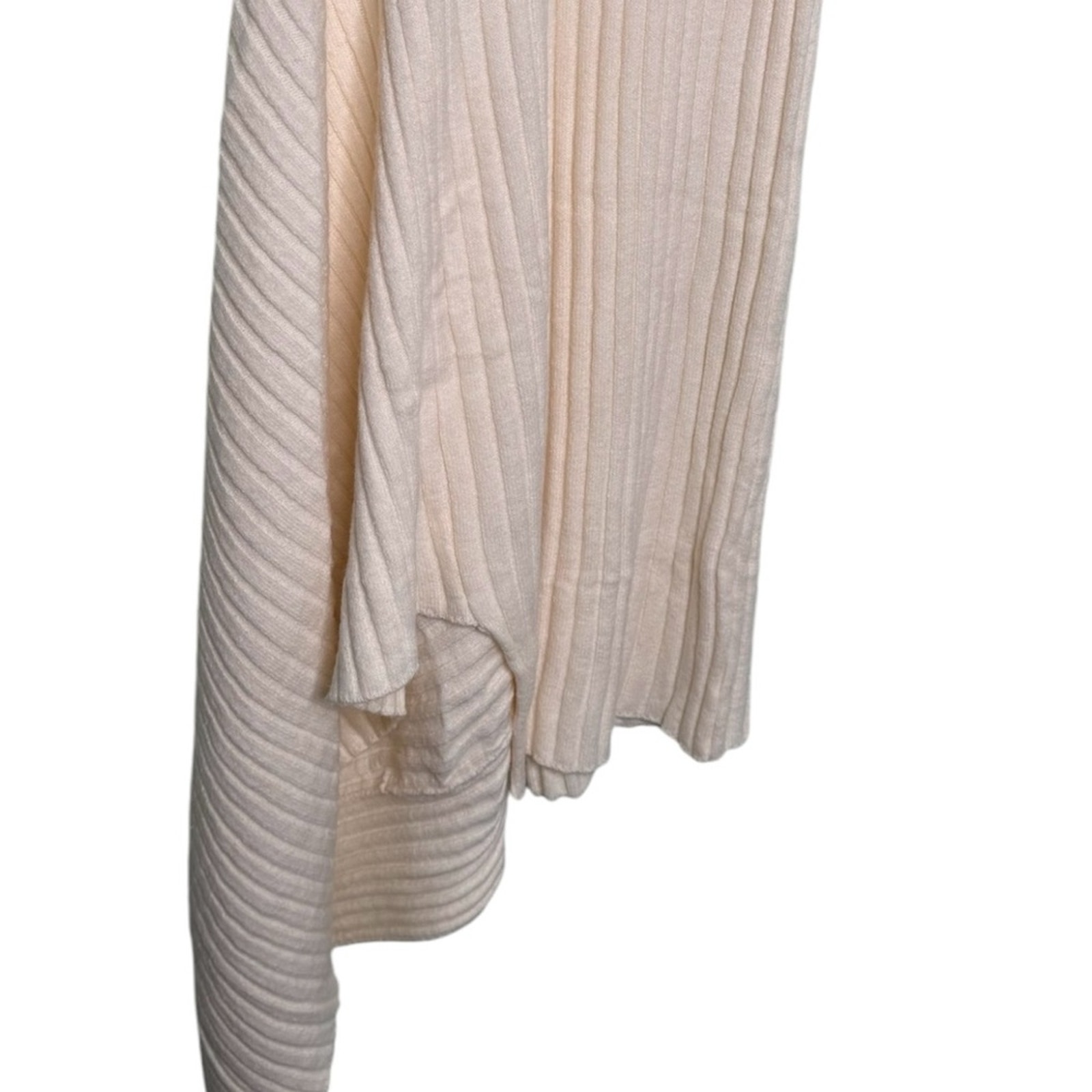 Rebdolls Beige Josephine Knit Asymmetrical Hem Midi A Line Dress Nwt Size Large — image 3 of 7